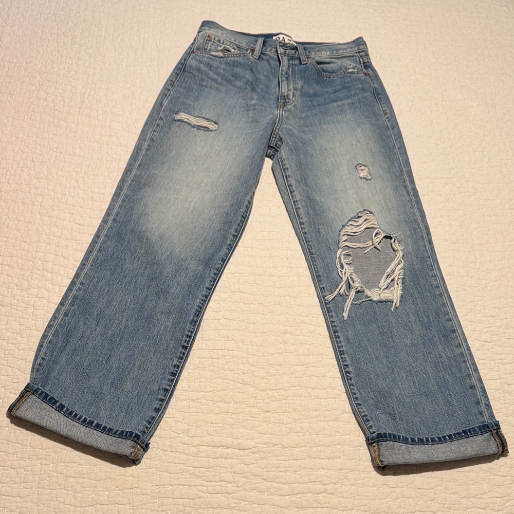 Boyfriend Jeans in Light Blue